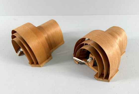 Image 1 of Hans Agne Jakobsson for Ellysett Markaryd, set of 2 wall lamps, Denmark, 1970s