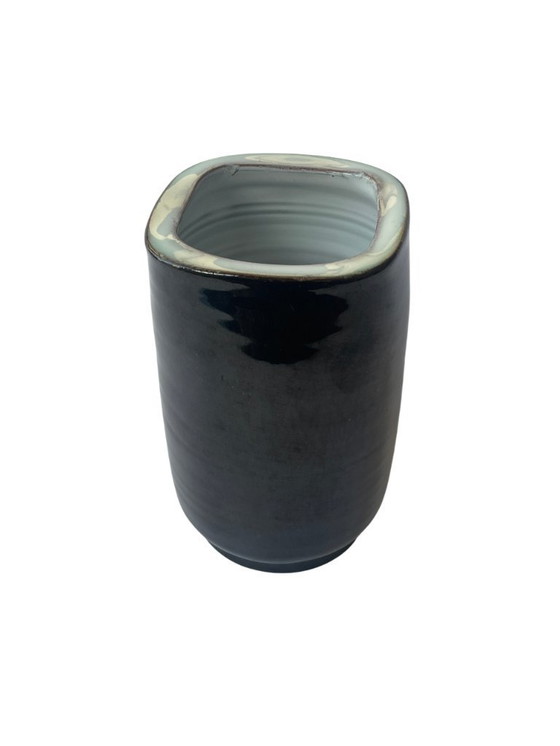 Image 1 of Niederländisches Design - Modell 304 Antraciet Vase Mid-Century Modern, Kunstaardewerkfabriek Nagtegaal Utrecht