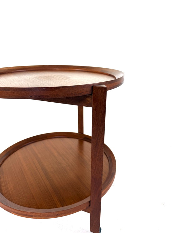 Image 1 of Vintage Danish teak trolley, Sika Møbler ‘60