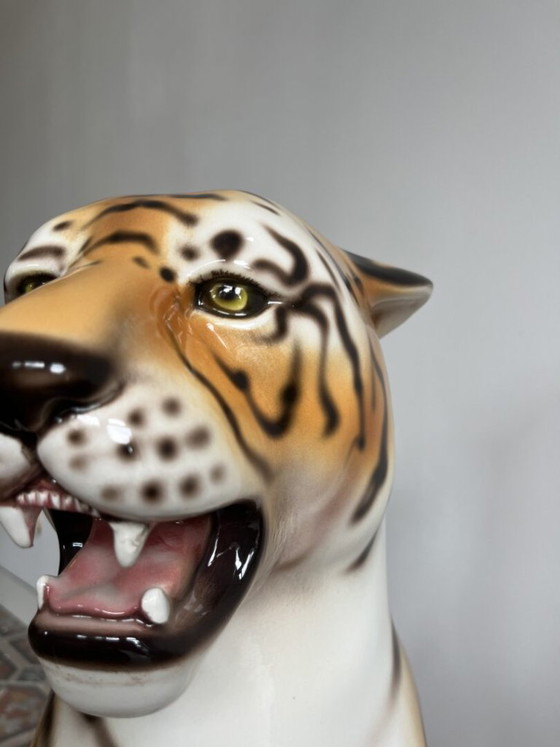 Alfeo, Great Italian Ceramic Tiger – Ceramiche Boxer, Decorative Objects (photo 7 of 13)