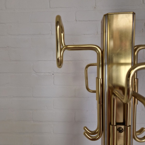 Image 1 of Porte-manteau doré/bronze de style Hollywood Regency