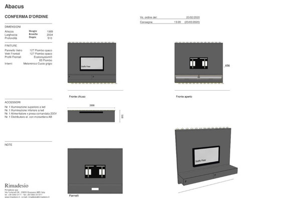Image 1 of Rimadesio TV stand