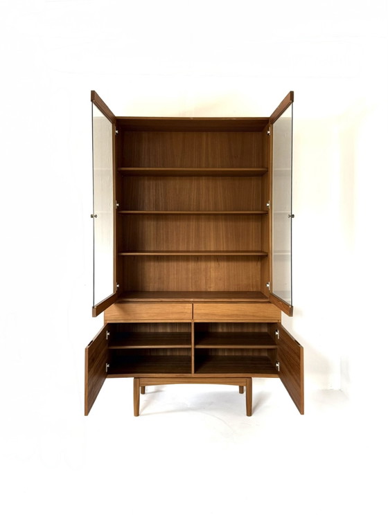 Image 1 of Vintage teak display case 'FA66', IB Kofod Larsen, Faarup Møbelfabrik '60