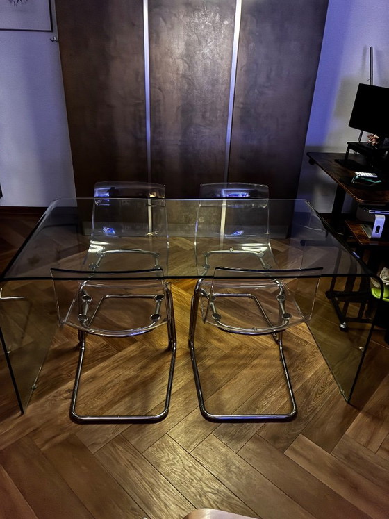 Esstisch Glas 90er Jahre – Esstische (photo 5 of 6)
