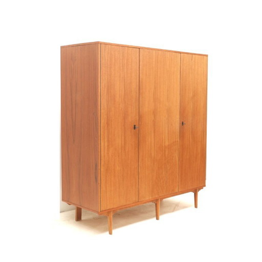 Armario belga vintage de 3 puertas, fabricado en la década de 1960.