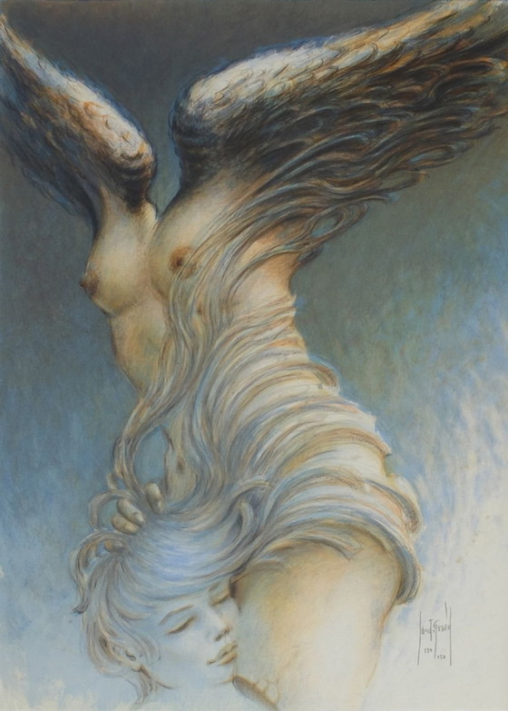 Image 1 of Francis de SAINT-GENIES Victoire Litografia firmata 1990