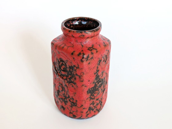 Image 1 of Vintage 1960s Scheurich 282-20 Vase | West German Pottery
