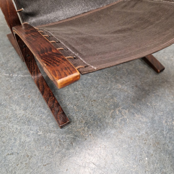 Image 1 of Set Ingmar Relling Siësta Chair Sedie Poltrona vintage in pelle cognac Westnova anni '60/'70