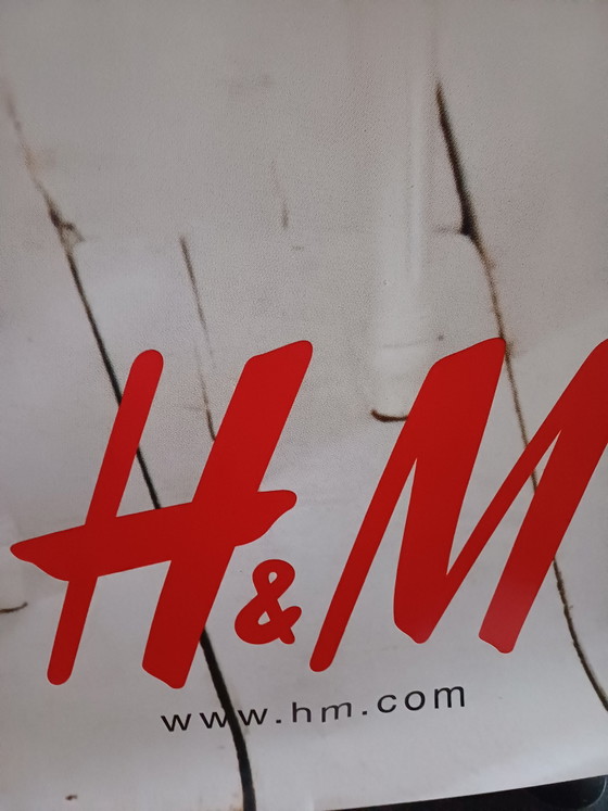 Image 1 of Vintage Abri poster Claudia Schiffer for H&M '90