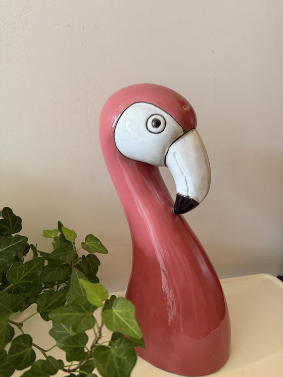 Image 1 of Flamingo-Statue aus den 1980er Jahren