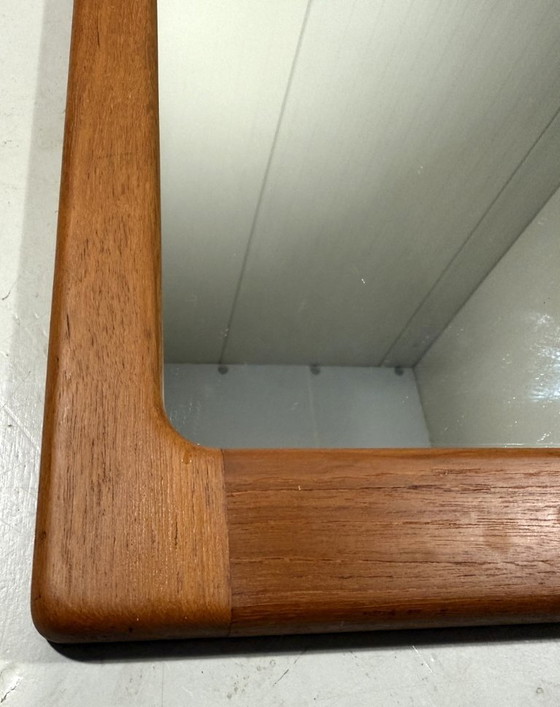 Image 1 of Silkeborg XL teak wall mirror, Denmark