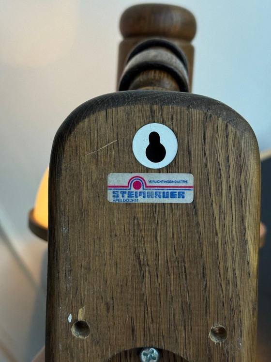 Vintage Steinhauer Wall Lamp 1980's – Wall lights, Glass, Wood (photo 8 of 11)