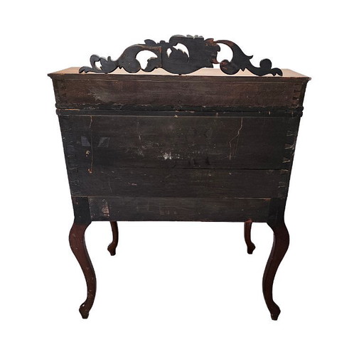 Antiker niederländischer Damensekretär aus der Zeit Wilhelms III., um 1870