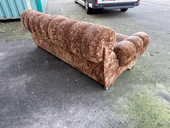 Image 1 of Sculpturaal ontworpen Italiaanse bank uit de jaren 70