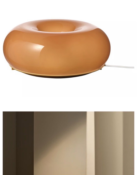 Image 1 of VARMBLIXT, lampe donut Ikea