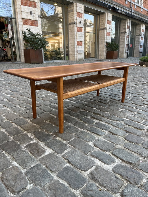 Teak coffee table, by Hans J.Wegner, Denmark, 1960's