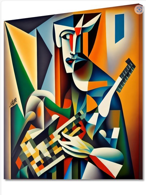 Juan Gris ----The Guitar Player