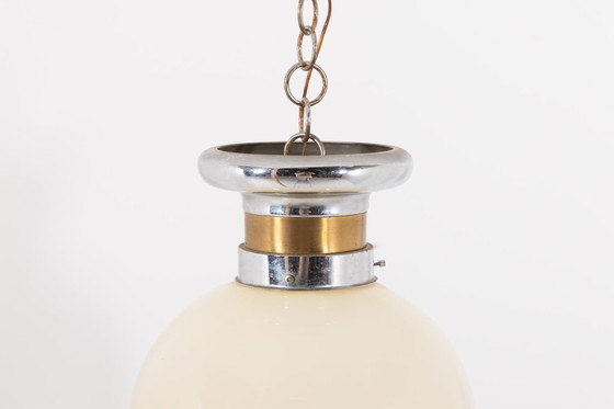 Image 1 of Lampada a sospensione moderna italiana in vetro di Murano, anni '70