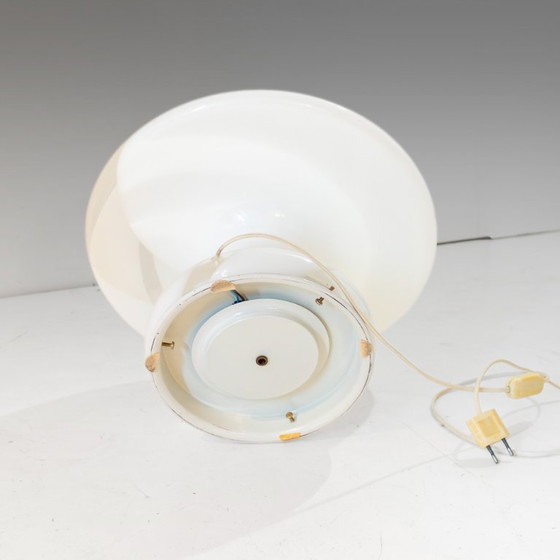 Image 1 of 1x Lámpara de mesa con forma de hongo de cristal de Murano de los años 70, diseñada por Carlo Nason para Mazzega.