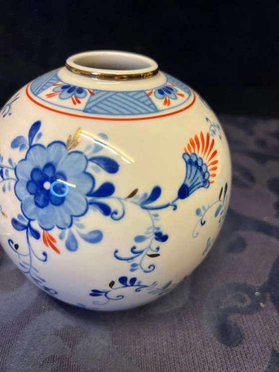 Volkstedt. Servizio da bomboniera, piatto e vaso in cobalto. – Ciotole, Porcelain (photo 4 of 7)