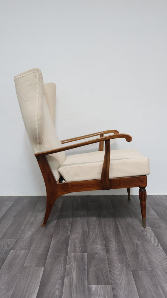 Image 1 of Renzo Franchi Camerani Recliner Sessel Mod. Camea 1950 Design Mitte des Jahrhunderts