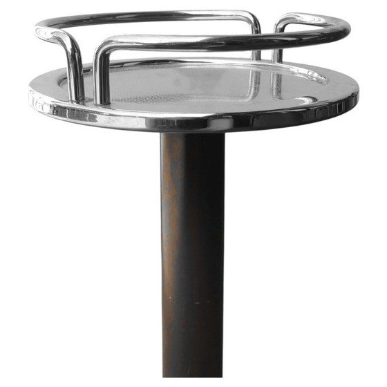Image 1 of Sottsass Ettore design years '70 for Alessi ice bucket for bottles with column