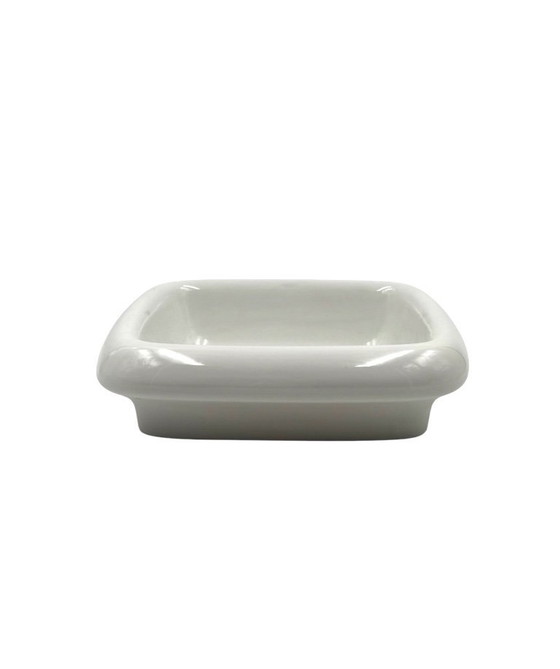 Image 1 of Angelo Mangiarotti, centrotavola / vide poche in ceramica bianca mod. Tremiti 4035, Danese Italia ca. 1968