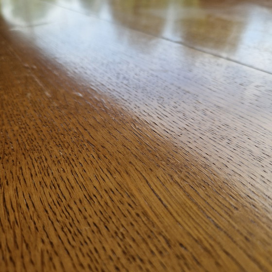 Image 1 of Danish extendable dining table round dining table