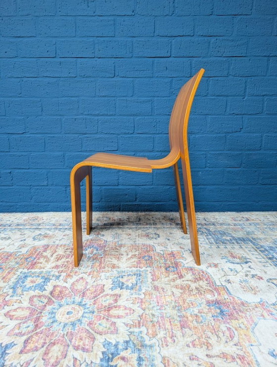 Image 1 of 4x Chaises à bandes vintage, Gijs Bakker pour Castelijn, 1970