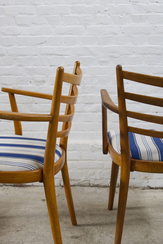 Image 1 of 2X Thonet Armchairs, 1960'S