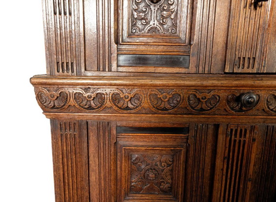 Image 1 of Fino armario Pilaster holandés del siglo XVII