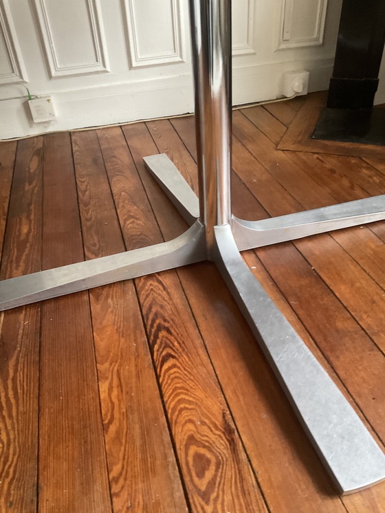 Image 1 of 70's Dining Table with Extendable Leaf