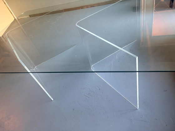 Large Coffee table glass and plexi – Plexiglass (photo 3 of 5)