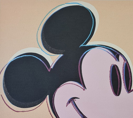 Image 1 of D'après Andy Warhol, Mickey Mouse, années 1980, lithographie