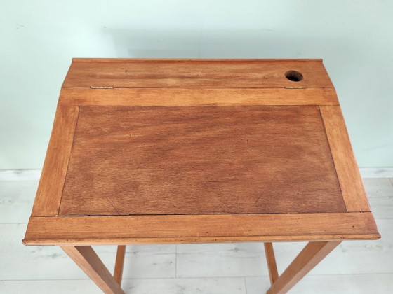 Image 1 of antiker Schulschreibtisch