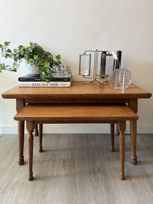 Set of 2 vintage side tables Mimi set