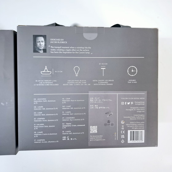 Image 1 of 2 x Umage Cassini Mini Zwart Nieuwe Producten