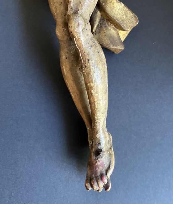 Corpus di Cristo spagnolo in legno policromo del XVIII secolo – Sculture, Wood (photo 8 of 9)