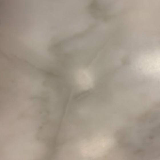 Image 1 of Square Dining Table Of Carrara Marble