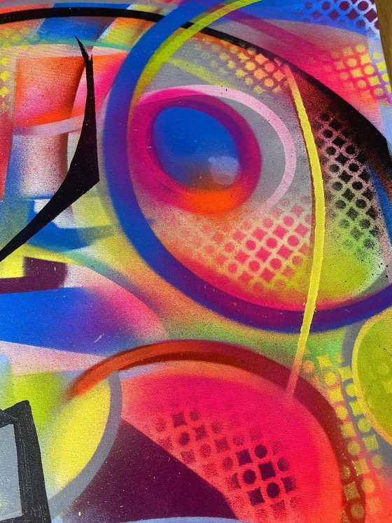 Image 1 of YOUTHONE - Neon Empress - Artist Canvas