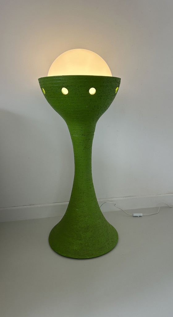 Image 1 of Vintage ceramic floor lamp Doria Leuchten
