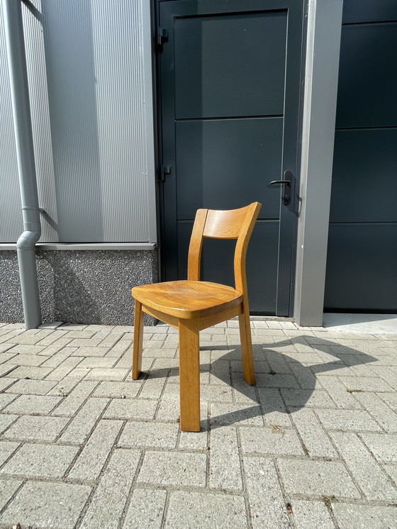 Image 1 of Satz 5x dänische Stühle im brutalistischen Stil der 70er Jahre