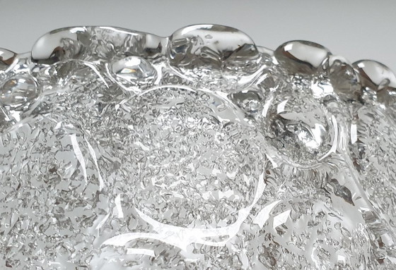 Lámpara de techo Hillebrand Murano Ice Glass de la década de 1970. – Plafones, Chrome (photo 30 of 35)
