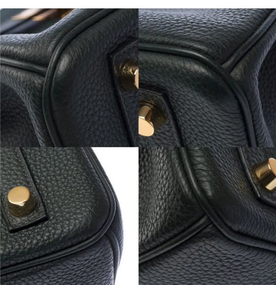 Image 1 of Sac HERMES Birkin 30 en Cuir Vert - 103372 Prix de vente