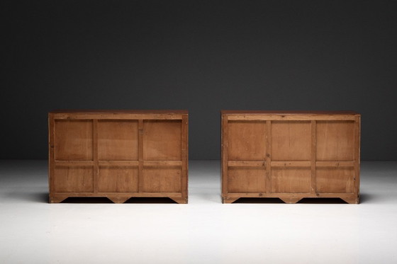 Image 1 of Credenza a doghe modernista, Italia, anni '60
