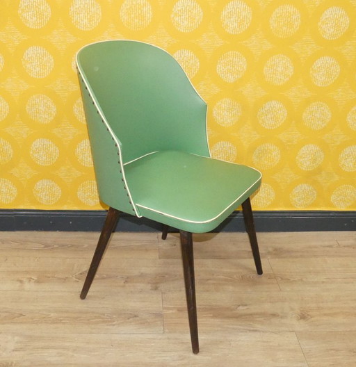 50s cocktail chair pastel green rockabilly classic chair wood cocktail chair plastic retro vintage mid century fifties