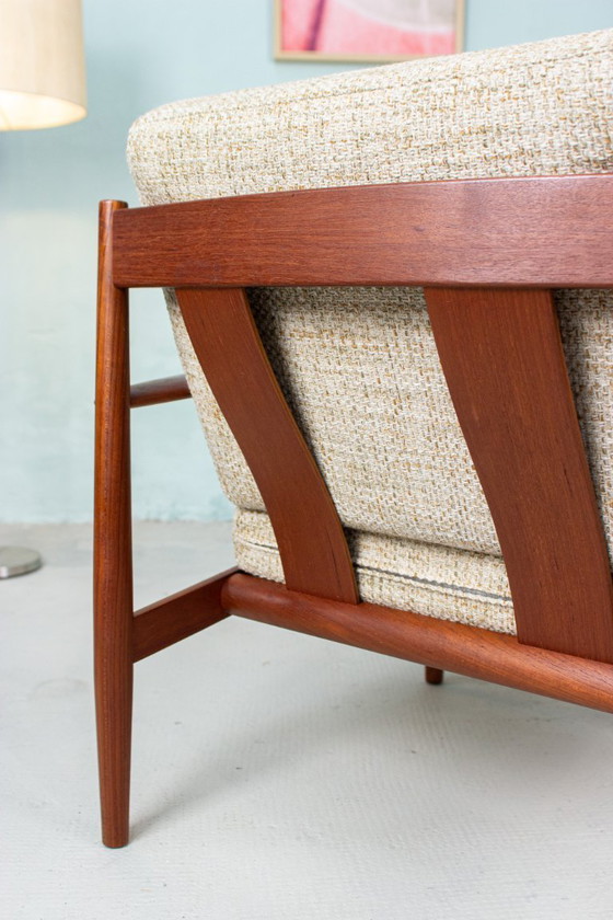 Image 1 of Fauteuil Grete Jalk, fauteuil facile, teck vintage, France et fils