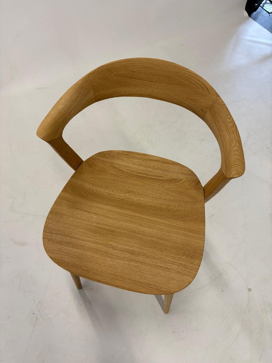 Image 1 of 6x Artisan Addo, chêne européen, siège en bois