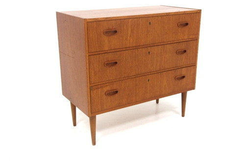 Cómoda escandinava de teca, Suecia, 1960