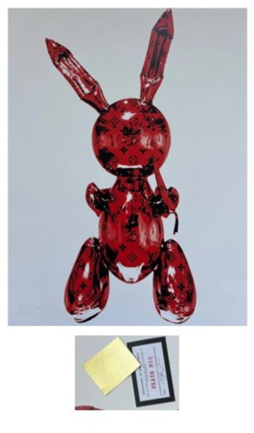 DEATH NYC - Vuitton Koons Hund 72/100